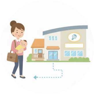 通所型産後ケアのイメージ